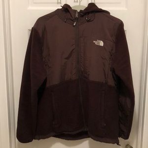 Brown hooded jacket by The North Face